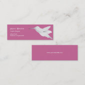 Visite Mini Carte pourpre de profil de colibri (Devant / Derrière)