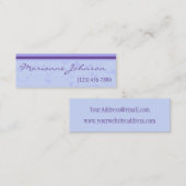 Visite Mini Carte pourpre de profil de ressort de remous (Devant / Derrière)