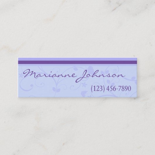 Visite Mini Carte pourpre de profil de ressort de remous (Devant)