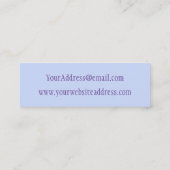 Visite Mini Carte pourpre de profil de ressort de remous (Dos)