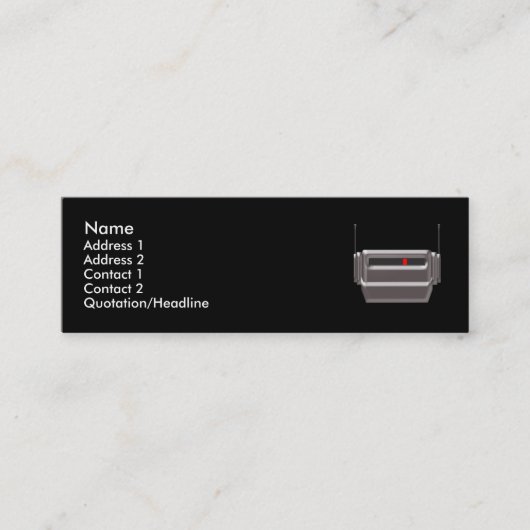 Visite Mini Carte principale de profil de Robo (Devant)