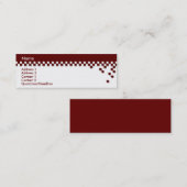 Visite Mini Carte professionnelle classique de profil (Devant / Derrière)