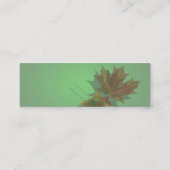 Visite Mini Carte profil de congé d'érable (Dos)