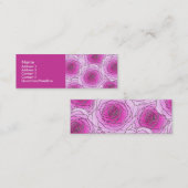 Visite Mini Carte rose de profil de roses (Devant / Derrière)