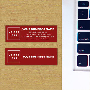 Visite Mini Carte rouge de marque d'affaires sur mini-taille