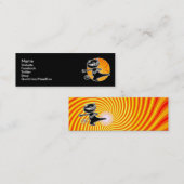 Visite Mini Carte sociale de médias de chat de Ninja (Devant / Derrière)