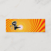 Visite Mini Carte sociale de médias de chat de Ninja (Dos)