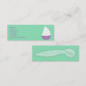 Visite Mini Carte sociale de profil de crème glacée (Devant / Derrière)