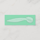 Visite Mini Carte sociale de profil de crème glacée (Dos)