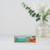 Visite Mini Carte toscane de profil de diva. (Debout devant)