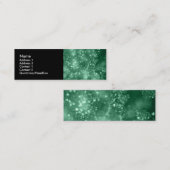 Visite Mini Carte turquoise de profil de la conception 5 de (Devant / Derrière)