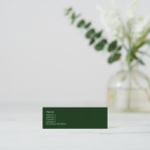 Visite Mini Carte verte simple de profil de grès (Debout devant)