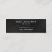 Visite Mini Classe de diplômé moderne de la carte de nom Insér (Dos)