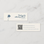 Visite Mini code qr du parti de retraite carte des médias soci (Devant / Derrière)