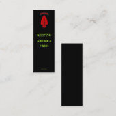 Visite Mini commande opérations spéciales soc patch Carte de p (Devant / Derrière)