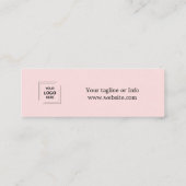 Visite Mini Conception de carte d'accès à la célébration d'ent (Dos)
