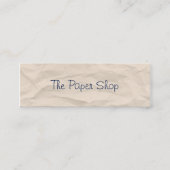 Visite Mini Écriture manuscrite papier recouverte Carte de vis (Devant)