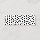 Visite Mini Élégant chic Livres pour la carte de demande de bé (Dos)