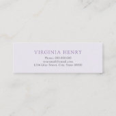 Visite Mini Élégante carte de nom du diplômé (Dos)