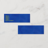 Visite Mini Euro carte bleue de profil (Devant / Derrière)