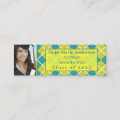 Visite Mini Jacquard Cadres supérieurs Carte de profil (Devant)