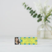 Visite Mini Jacquard Cadres supérieurs Carte de profil (Debout devant)