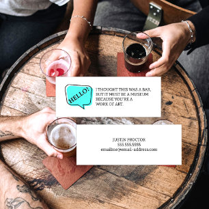 Visite Mini Je Pensais Qu'Il S'Agissait D'Une Carte D'Appel De