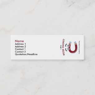 Visite Mini Je suis de modèle étrange de carte de profil