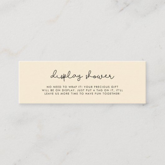 Visite Mini Joli blanc Afficher l'insertion de la carte de dou (Devant)