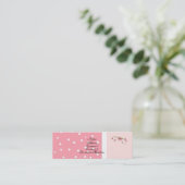 Visite Mini Joli en rose - Carte de profil (Debout devant)