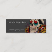 Visite Mini Jour du crâne mort, carte de contact (Dos)