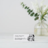 Visite Mini Jour du crâne mort, carte de contact (Debout devant)