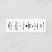 Visite Mini Kit média d'influenceur Modèle de carte à bande de (Devant)