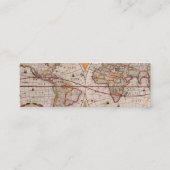 Visite Mini La conception antique vintage de carte de Vieux (Dos)