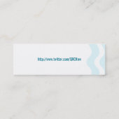 Visite Mini Le code de QR me suivent le modèle de carte de (Dos)