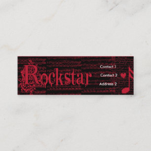 Visite Mini Le profil comme une carte de profil de Rockstar