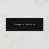 Visite Mini Le profil de coccinelle amincissent la carte (Dos)