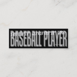 Visite Mini Lecteur de baseball - Social Media Carte personnel