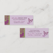 Visite Mini Les baisers de papillon flirtent le carte de (Devant / Derrière)