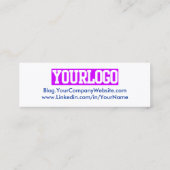 Visite Mini Logo social Upgr de dos de tf 2,0 de carte de (Dos)