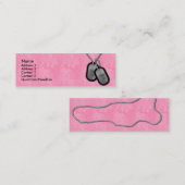 Visite Mini Madame maigre Camo de carte (Devant / Derrière)