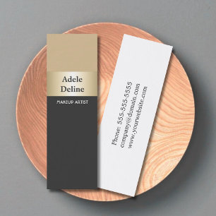 Visite Mini Maquillage artiste/salon de beauté Modèle de carte