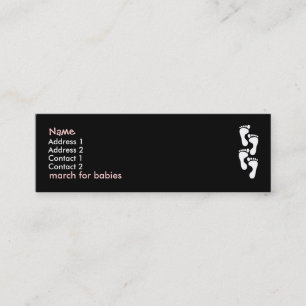 Visite Mini marchez pour le rose/fille de carte de profil de