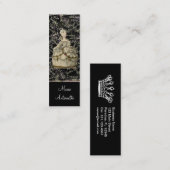 Visite Mini Marie Antoinette Robe Extravagante ~ Carte de visi (Devant / Derrière)