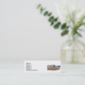 Visite Mini Message Dans La Carte De Profil De Bouteille (Debout devant)