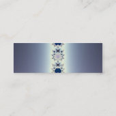 Visite Mini Modèle de carte d'affaires violet Collier (Dos)