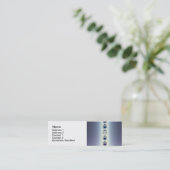 Visite Mini Modèle de carte d'affaires violet Collier (Debout devant)