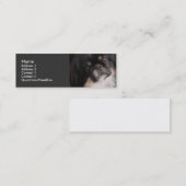 Visite Mini Modèle de carte de profil - chien de Pekingnese (Devant / Derrière)