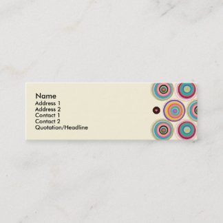 Visite Mini Modèle de carte de profil de coeurs de connexion