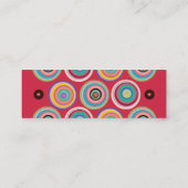 Visite Mini Modèle de carte de profil de coeurs de connexion (Dos)